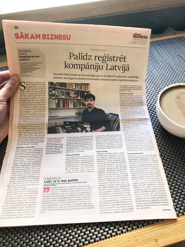 When you appear at a business magazine.